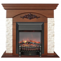 Каминокомплект RealFlame Neapolis NT с очагом Fobos Lux Black S в ДНР
