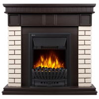 Каминокомплект Firelight Bricks Classic с очагом Electrolux EFP/P-1020LS камень бежевый/шпон темный дуб в ДНР