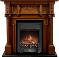 Каминокомплект Royal Flame Oxford с очагом Fobos FX Black орех в ДНР