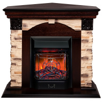 Электрокамин RealFlame Dublin Corner Rock AO античный дуб с очагом Majestic Lux Black RC Электрокамин RealFlame Dublin Corner Rock AO античный дуб с очагом Majestic Lux Black RC