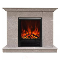 Каминокомплект Хорошие Камины Марс с очагом RealFlame Eugene мрамор в ДНР