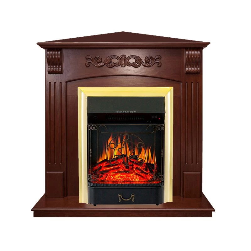 Каминокомплект Royal Flame Sorrento угловой c очагом Majestic FX Brass в ДНР
