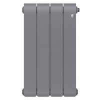 Биметаллический радиатор отопления Royal Thermo Infinity 500 4 секции Silver Satin Биметаллический радиатор отопления Royal Thermo Infinity 500 4 секции Silver Satin