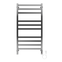 Электрический полотенцесушитель Terminus Ното П10 500х1050 quick touch