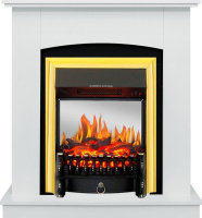Каминокомплект Royal Flame Barcelona Белый c очагом Fobos FX M Brass в ДНР