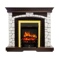 Каминокомплект Royal Flame Glasgow с очагом Fobos FX Brass в ДНР