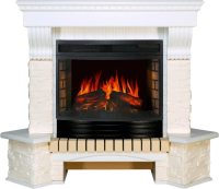Каминокомплект Royal Flame Pierre Luxe сланец белый угловой c очагом Dioramic 25 FX в ДНР