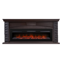 Каминокомплект Firelight Porto Long с очагом Electrolux Infinity EFP/P-1600ULS камень черный/шпон венге в ДНР