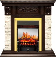 Каминокомплект Royal Flame Luxemburg с очагом Fobos FX M Brass в ДНР