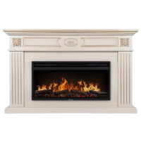 Каминокомплект Firelight Siena 42/40/36 + очаг Electrolux EFP/P-4220LS слоновая кость с золотой патиной в ДНР