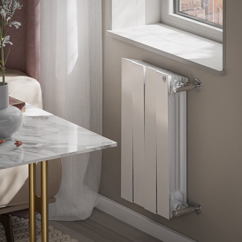Биметаллический радиатор отопления Royal Thermo PianoForte 500 белый 4 секции в ДНР