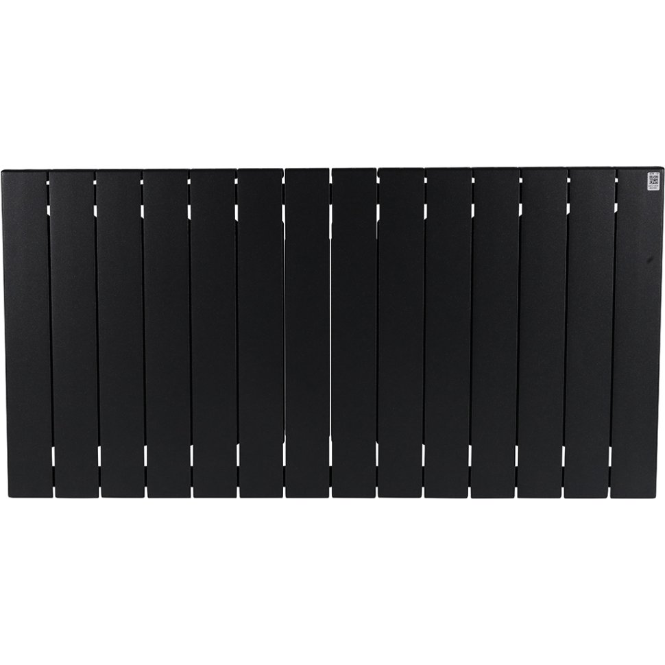 Биметаллический радиатор отопления Rifar Supremo 500 боковое подключение 14 секций антрацит в ДНР