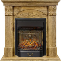 Каминокомплект Royal Flame Dublin RUSTIC (Разборный) с очагом Majestic FX M Black RC дуб натуральный в ДНР