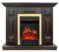 Каминокомплект Хорошие Камины Юпитер с очагом Royal Flame Majestic FX Brass венге в ДНР