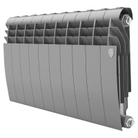 Биметаллический радиатор отопления Royal Thermo BiLiner 350 10 секций Silver Satin в ДНР