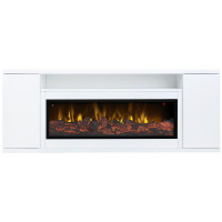 Электрокамин RealFlame Bergen 42/BV WT белый с очагом Beverly 1000 Электрокамин RealFlame Bergen 42/BV WT белый с очагом Beverly 1000
