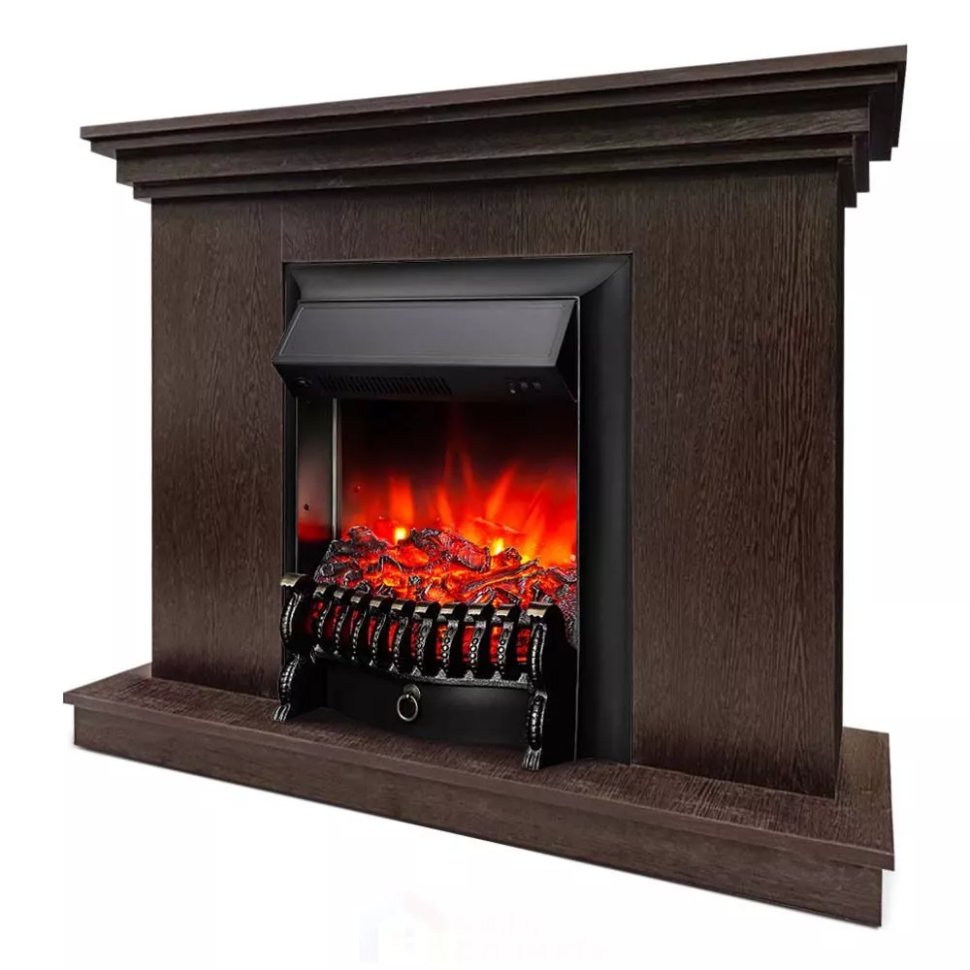 Каминокомплект Хорошие Камины Марс с очагом RealFlame Fobos Lux Black венге в ДНР