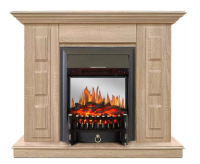 Каминокомплект Хорошие Камины Юпитер с очагом Royal Flame Fobos FX M Black сосна в ДНР