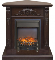Каминокомплект RealFlame Anita corner STD/EUG AO с очагом Fobos Lux Black S в ДНР