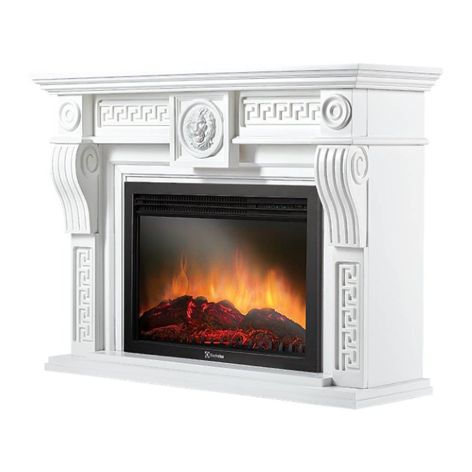 Каминокомплект Firelight Vittoriano 30 с очагом Electrolux EFP/P-3020LS белый в ДНР