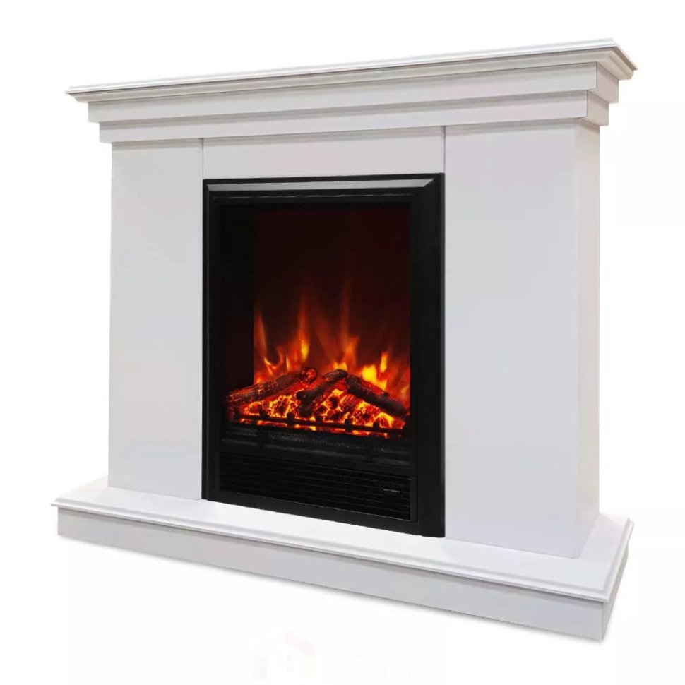 Каминокомплект Хорошие Камины Марс с очагом RealFlame Eugene белый в ДНР