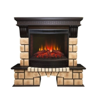 Каминокомплект RealFlame Stone Brick 25/25,5 с очагом Evrika 25,5 LED в ДНР
