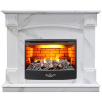 Каминокомплект RealFlame Carolina Marble 24/25.5 WT с очагом FireStar 25.5 3D в ДНР
