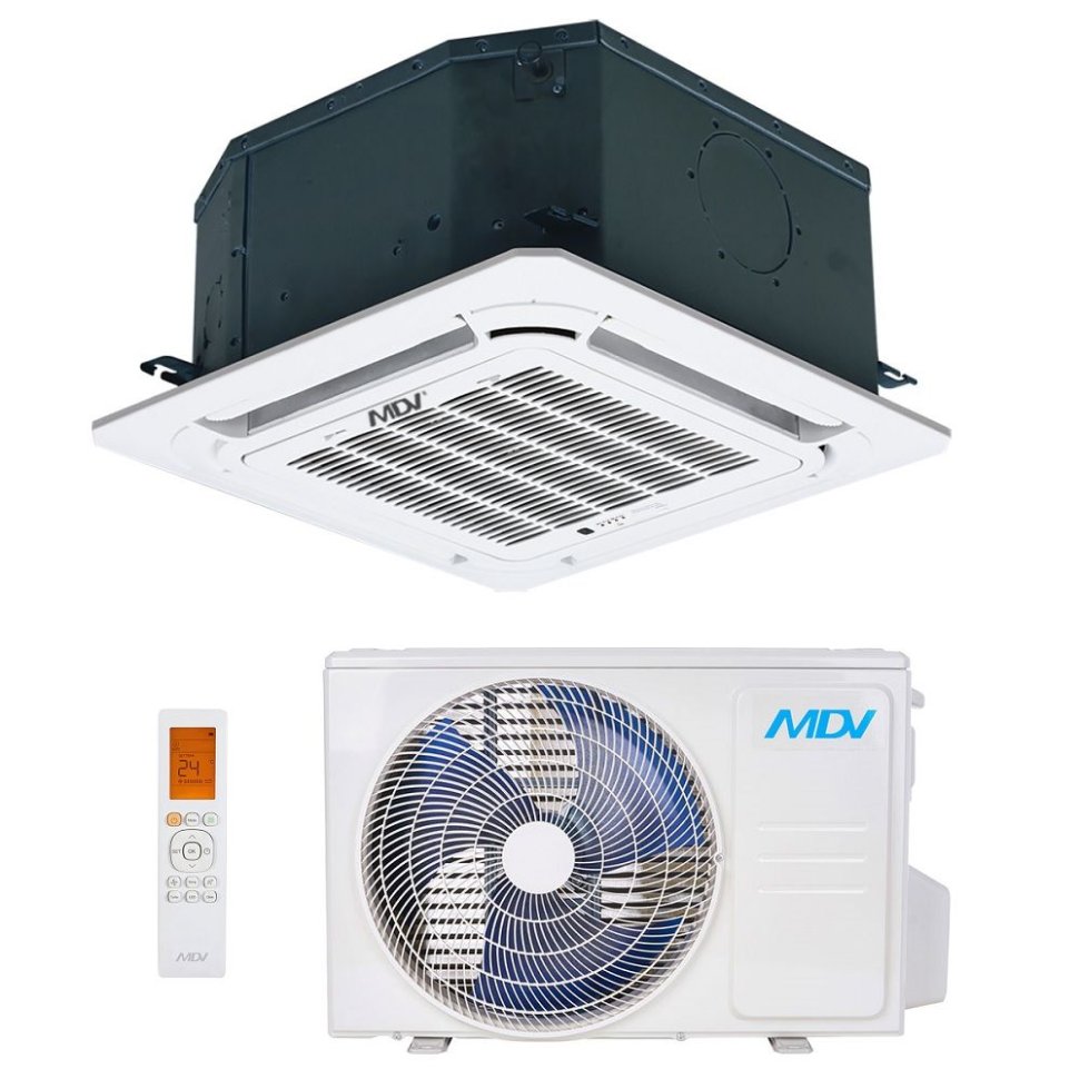 Кассетная сплит-система MDV MDCA4I-12HRFN8/T-MBQ4-03E/MDOAG-12HDN8 в ДНР