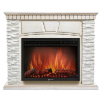 Каминокомплект Firelight Porto 30 с очагом Electrolux EFP/P-3020LS камень белый/шпон беленый дуб в ДНР