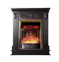 Каминокомплект Interflame Берта Люкс с очагом Majestic FX M Brass венге в ДНР