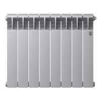 Биметаллический радиатор отопления Royal Thermo Revolution Bimetall 500 2.0 8 секций Silver Satin