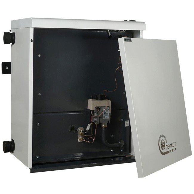 Парапетный газовый котел Гефест КС ГВ-16С с трубой в ДНР