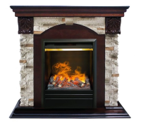 Каминокомплект RealFlame Dublin ROCK STD/EUG AO с очагом 3D Olympic в ДНР