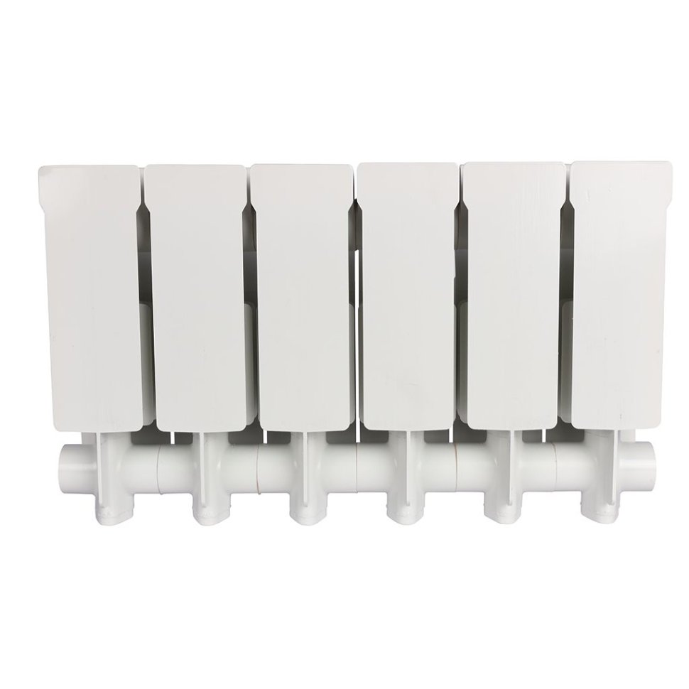 Радиатор алюминиевый Global VOX-R 200 6 секций боковое подключение белый RAL 9010 в ДНР