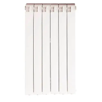 Радиатор алюминиевый Global VOX-R 800 x6 белый боковое подключение