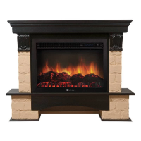 Каминокомплект Firelight Forte 30S с очагом Electrolux EFP/P-3020LS камень бежевый/шпон темный дуб в ДНР