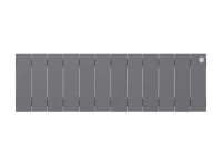 Биметаллический радиатор отопления Royal Thermo PianoForte 200 12 секций Silver Satin