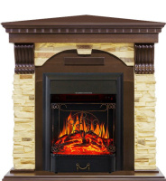 Каминокомплект Royal Flame Dublin угловой с очагом Majestic FX Black в ДНР