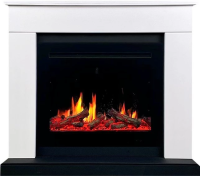 Каминокомплект Royal Flame Bergen 23 CRM (Разборный) с очагом 5D V-ART 25 белый с черным в ДНР