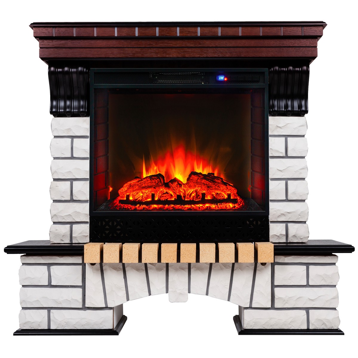 Электрокамин RealFlame Country AO античный дуб с очагом Sparta 25,5 LED Электрокамин RealFlame Country AO античный дуб с очагом Sparta 25,5 LED
