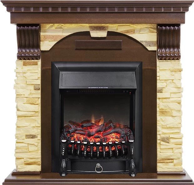 Каминокомплект Royal Flame Dublin с очагом Fobos FX Black в ДНР