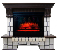 Каминокомплект Interflame Экстер темный дуб с очагом Panoramic 25-30 LED FX 3D в ДНР