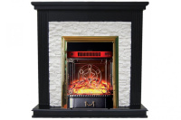 Каминокомплект Interflame Сиена сланец венге с очагом Majestic FX M Brass в ДНР