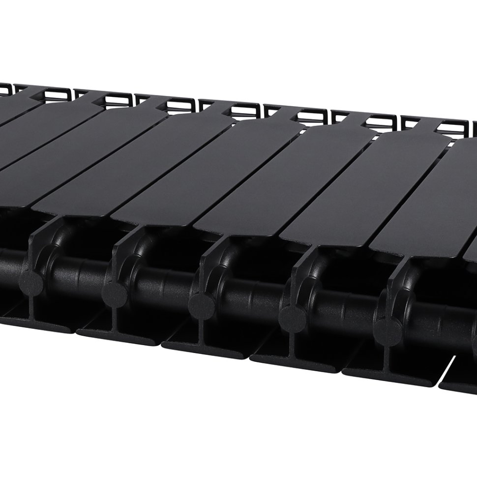 Биметаллический радиатор отопления Rifar Supremo 500 боковое подключение 14 секций антрацит в ДНР