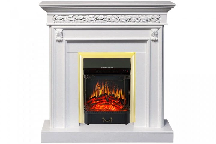 Каминокомплект Royal Flame Valletta c очагом Majestic FX Brass в ДНР