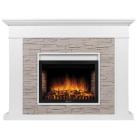 Каминокомплект Firelight Miami 25 с очагом Electrolux EFP/P-2520LS N белый/серый в ДНР
