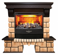 Каминокомплект RealFlame Stone Brick 25/25.5 с очагом 3D Firestar 25.5 в ДНР