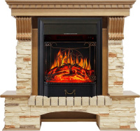 Каминокомплект Royal Flame Pierre Luxe сланец с очагом Majestic FX Black в ДНР