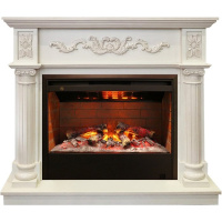 Каминокомплект RealFlame Silvia 26 WT с очагом 3D Helios 26 в ДНР