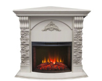 Каминокомплект RealFlame Athena Corner GR STD/EUG/25/25'5 WT с очагом Evrika 25,5 LED в ДНР